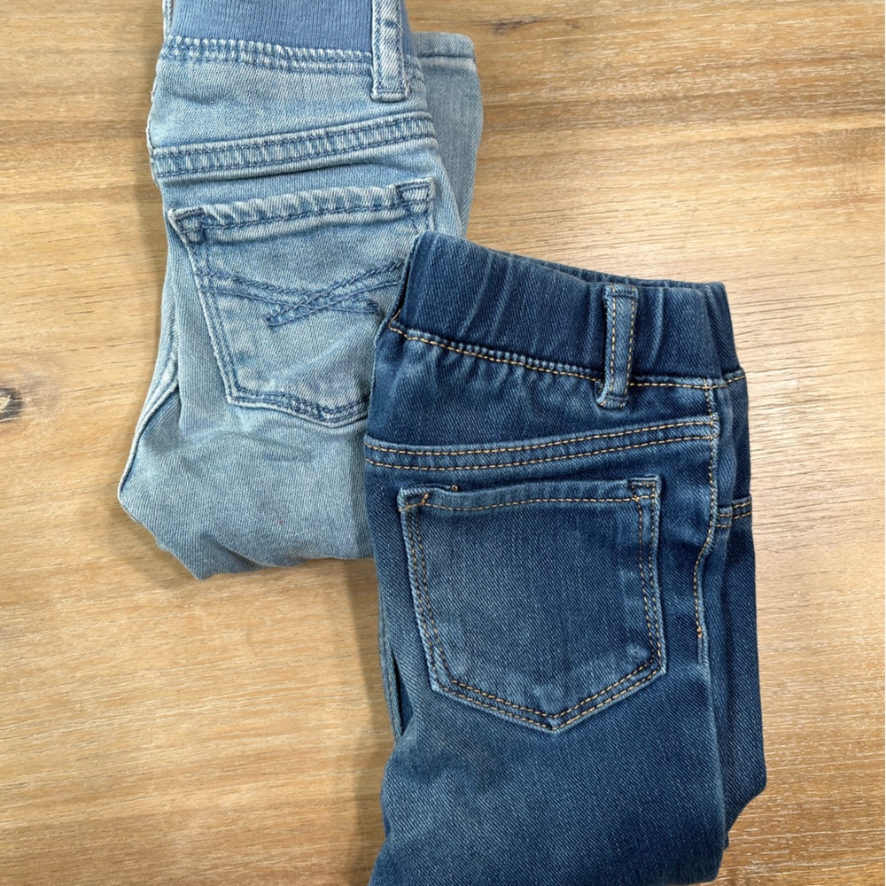 2 pairs of girls Baby Gap jeans/jeggings size 18 months